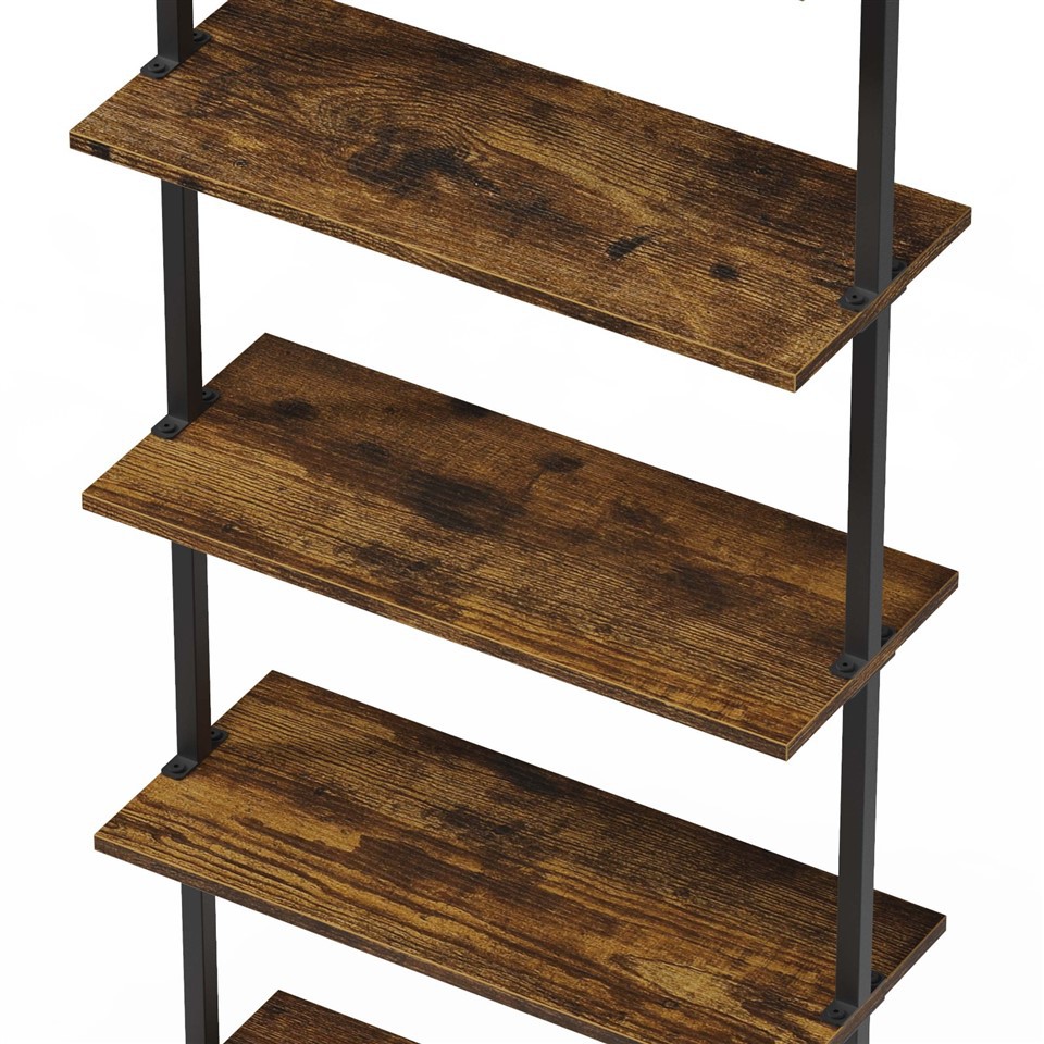 5-Tier Ladder Bookcase – Space-Smart Storage & Display