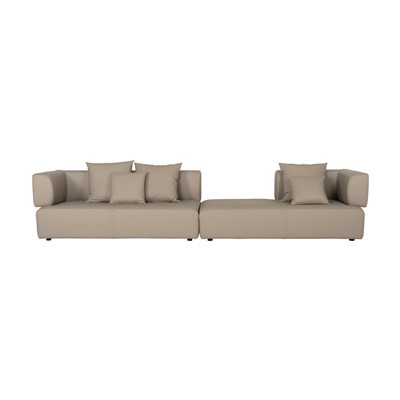 Leather 2-Piece Sectional