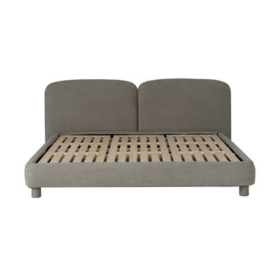 Polyester Upholstered Platform Bed